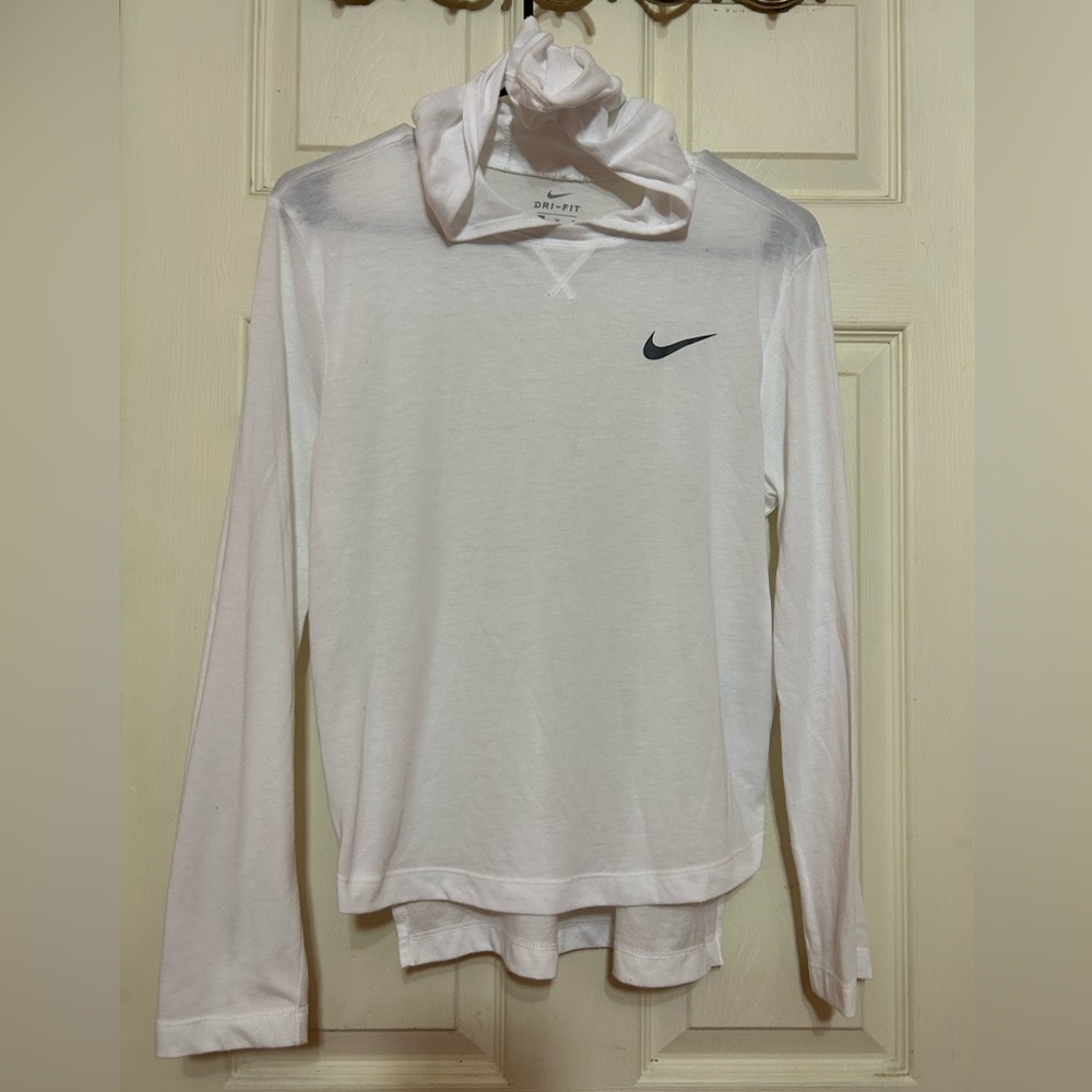 Nike Long Sleeve Hooded Shirt lightweight ***check measurements ***